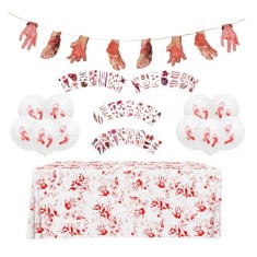 Set 42 piese decoratiuni Halloween, multicolor, 230 cm x 260 x 130 cm