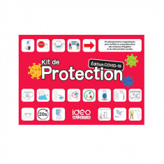 Kit educativ Protectie anti COVID, cu pictograme, Robo EduKinder World