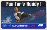 bnk card Cartele telefonice - Germania - sport - snowboard