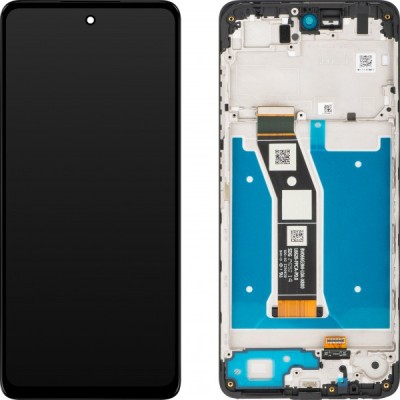 Display cu Touchscreen Motorola Moto G04s, cu Rama, Negru, Service Pack 5D68C24245 foto