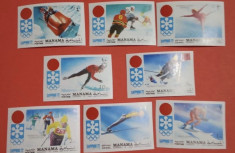 MANAMA 1972, SAPPORO - SERIE COMPLETA MNH IMPERF. foto