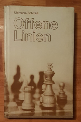 Offene Linien de Wolfgang Uhlmann. Manual de sah in limba germana foto