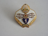 M3 N2 87 - insigna - militar - comunism - transmisiuni - specialist clasa 1, Romania de la 1950