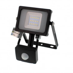 Proiector LED SMD cu senzor Well, 10 W, 800 lm, 4000 K foto