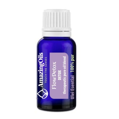 FLOWDETOX- detoxifiere-amestec de uleiuri esentiale 100%pur-DETOX-15ml foto