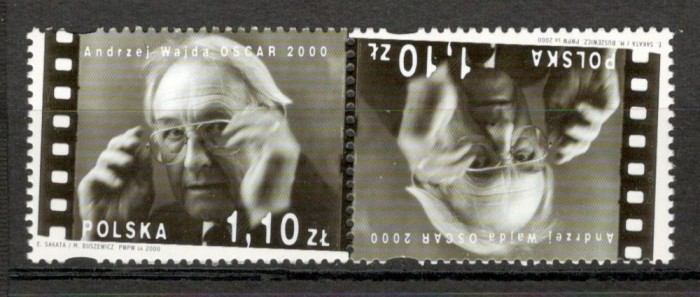 Polonia.2000 A.Wajda-regizor PREMIUL OSCAR-tete beche MP.354