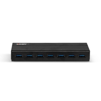 Charging Hub Lindy 7 Port USB 3.1, negru foto