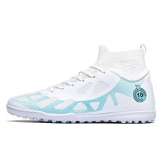 Ghete de fotbal MBrands, 8.2 cu glezna ,pentru teren sintetic, culoare alb 44