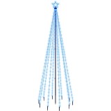 Cumpara ieftin Brad de Craciun, 310 LED-uri albastre, 300 cm, cu tarus