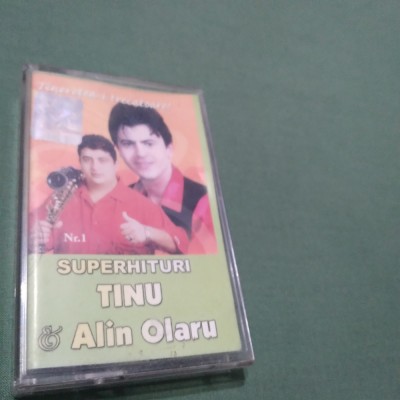 CASETA AUDIO TINU &amp;amp; ALIN OLARU -SUPERHITURI RARA!! ORIGINALA foto