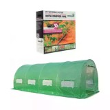 Pachet solar gradina, sera legume 10 x 4 x 2.5 m + Kit sistem de irigare prin picurare, maxim 50 mp