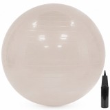 Minge fitness antiderapanta 65 cm cu pompa inclusa, suport 150 kg, bej