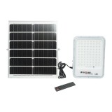 Proiector LED 20W cu panou solar 35W telecomanda, baterie 3,2V/30Ah Breckner Germany