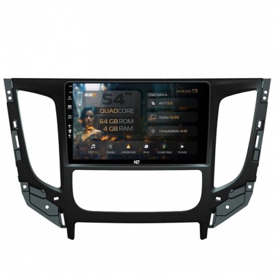 Navigatie Mitsubishi L200 (2014-2020) 4GB RAM Android 13 Quadcore DSP GPS Wi-FI Carplay Android Auto USB Bluetooth Waze Touchscreen 9 inch foto