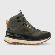 Jack Wolfskin pantofi Terraquest Texapore Mid barbati, culoarea verde