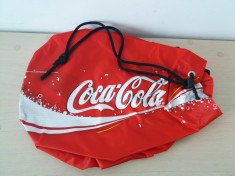 Rucsac sport nou Coca Cola, rosu, marime medie! foto