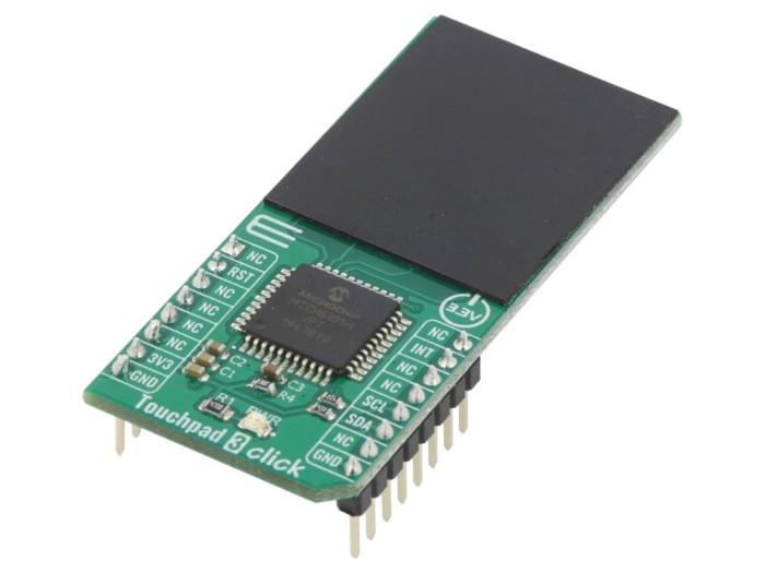 Placă suport tactil I2C MTCH6301