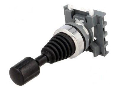 Joystick Comutator 22mm Negru 4 Poziții foto
