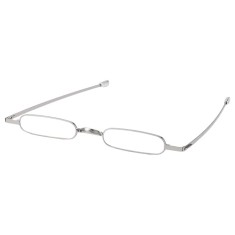 Ochelari de citit ultra subtiri cu filtru de lumina albastra Zuvgees, dioptrie +2.00, argintiu