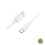 Cablu Date si Incarcare USB-A - USB-C HOCO X96 27W 1m Alb
