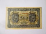 Rară! Germania 50 Pfennig 1948 Zona de Ocupație Sovietică,bancnota din imagini
