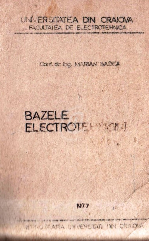 Bazele electrotehnicii vol. 1 | Okazii.ro