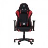 Scaun Gaming Serioux Torin X, Textil, Ajustabil, Piston pe Gaz, Negru/Rosu, Pernite Lombara si Cap, Garantie 3 ani, Max 150Kg