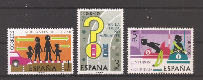 Spania 1976 - Siguranța rutieră, MNH