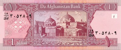 1 AFGANI 2002 UNC foto