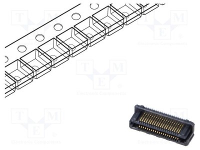 Conector PCB-PCB hermafrodit 40 PIN 0,5mm LSHM aurit SMT SAMTEC foto