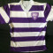 tricou politehnica poli timisoara alb violet marime S fan fotbal sport suporteri