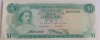 Bancnota Bahamas 1 Dollar 1965, Semnatura Carlton Elisha Francis (CEF)