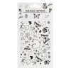 Autocolante Tatuaje Temporare CMCLASS, Set Florale si Buteci, Rezistente Apa, Piele, Fete/Adulti