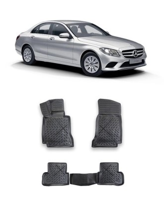 Covorase cauciuc tip tavita Mercede C-CLASS (W205) 2014-2020 foto