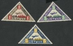 LITUANIA / LIETUVA 1922 MLH / AVIATIE , AVIOANE -- Cu expertiza
