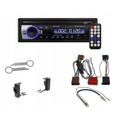 Player Auto Navitel RD3, 1DIN 4?50 watt, Bluetooth 4.0 cu suport A2DP, HFP, FM, redare FLAC, MP3, WMA, WAV, AUX input, microSD 256GB, 2x USB, RCA-out, foto