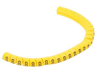 Markere Galbene pentru Marcaj PVC 2,5-5mm foto