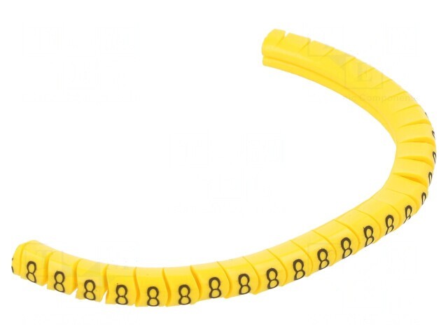Markere Galbene pentru Marcaj PVC 2,5-5mm