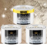 Vopsea Decorativă de Lux Argentina &ndash; Maro Deschis | Pachet 1.5L (2&times;0.5L + 0.5L), Efect 3D Stelat-Toro Decor