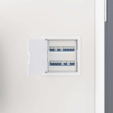 vidaXL Panouri de acces 2 buc Alb căldură gri, anthra + acoperiș anthra, tub argintiu &icirc;ntunecat ca mostră și legătură plastic ABS