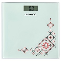 Cantar electronic Daewoo din sticla securizata, 150 kg, LCD