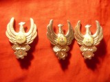 Set 3 insigne Aviatie - Tehnic cl.1 ,2 si 3 ,h=4,5cm