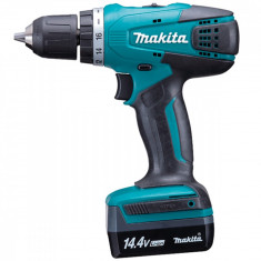 Masina de gaurit insurubat Makita DF347DWE, 14.4V, 1.3 Ah, 2 acumulatori Li-Ion, 1400 RPM, mandrina 13 mm foto