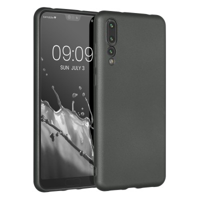 Husa Kwmobile pentru Huawei P20 Pro, Gri, Silicon, KWM0000193G003C foto