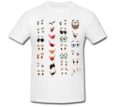 Tricou &amp;quot; Facial expression eyes &amp;quot; foto