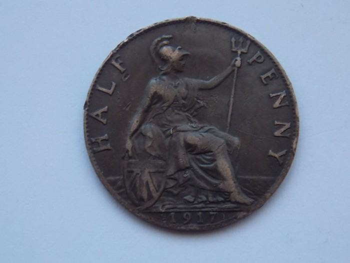 HALF PENNY 1917 GBR