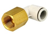 Racord Push-in 90&deg; Filetat 1-10bar 5-60&deg;C
