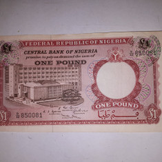 CY - Pound 1967 Nigeria / frumoasa