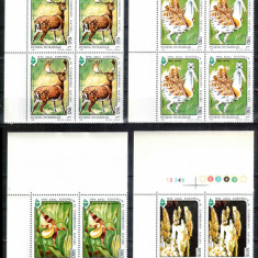 Romania 1995, LP 1381, Anul European al Conservarii Naturii, bloc de 4, MNH!