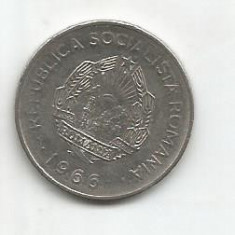 (No1) moneda- ROMANIA- 1 LEU 1966- foto